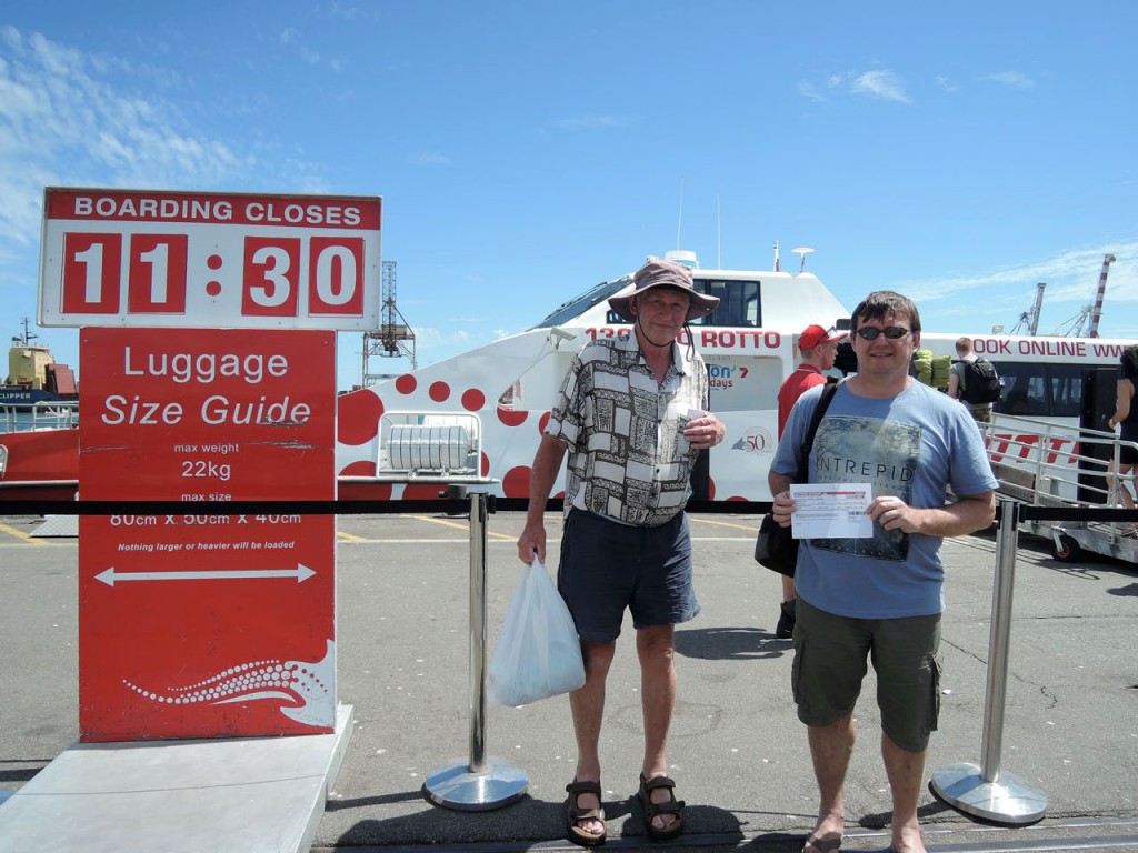 About the board the boat to Rottnest Island