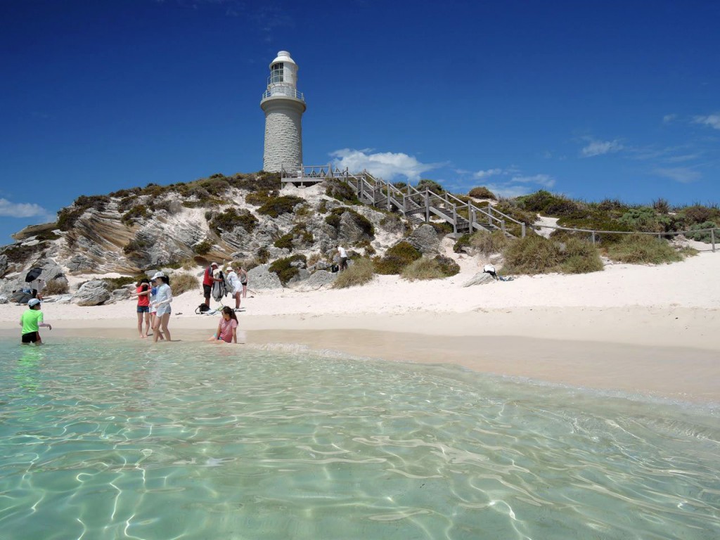 Beach next to the lighthouse.