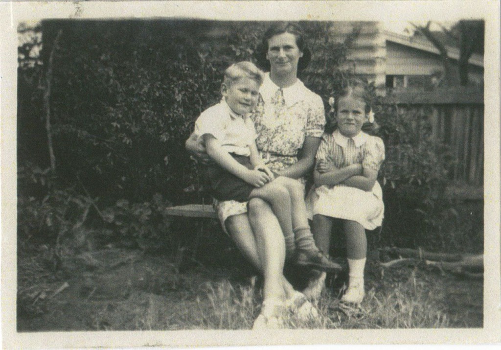 Grant and Barbara with Emma. 1945.